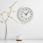 White Wall Clock 10" 